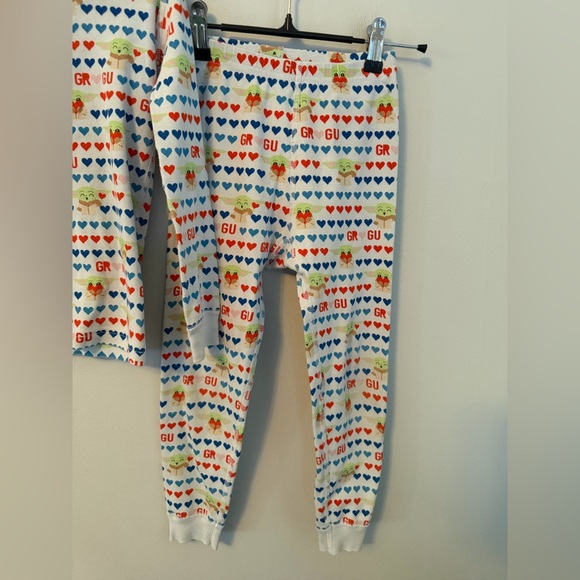 Hanna Andersson Star Wars Colorful Heart Pattern Kids Pajamas - Picture 3 of 4
